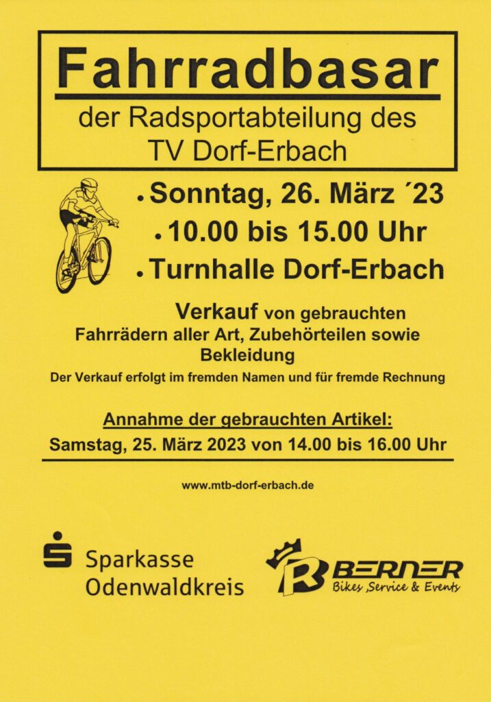 Fahrradbasar 2023